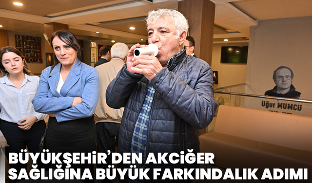 Büyükşehir’den akciğer sağlığına büyük farkındalık adımı