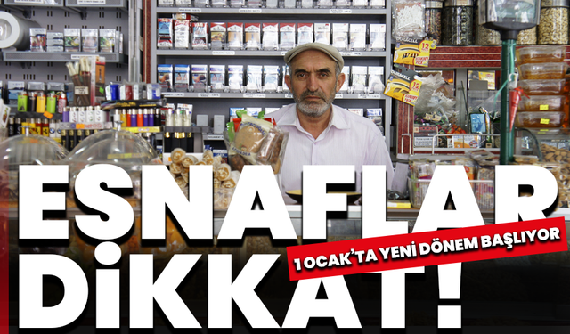 Esnaflar dikkat! 1 Ocak’ta vergi sistemi değişiyor: Yeni adım beklentisi gündemde