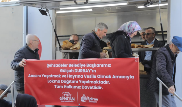 Başkan Gülşah Durbay’a Edirne’den vefa