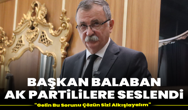 Yunusemre Belediye Başkanı Semih Balaban, AK Partililere seslendi: “Gelin Bu Sorunu Çözün, Sizi Alkışlayalım”