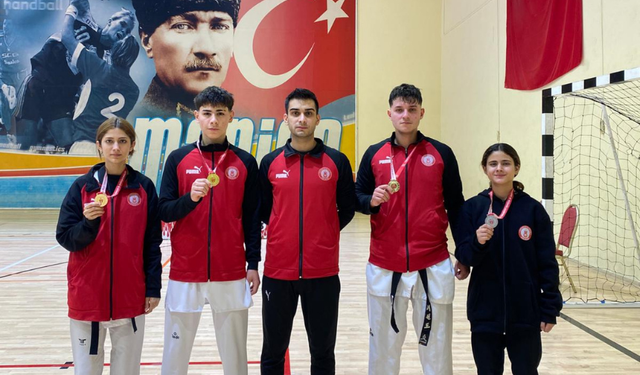 Şehzadeler'in Taekwondocuları İl Birinciliğine Damga Vurdu