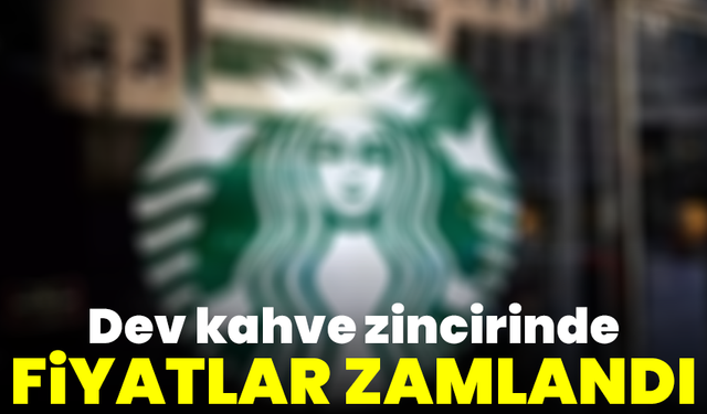 Dev Kahve Zincirinde fiyatlar güncellendi