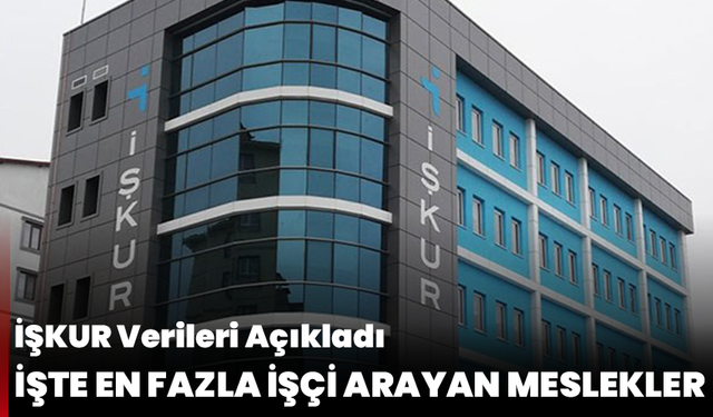 İŞKUR Verileri Açıkladı: İşte En Fazla İşçi Arayan Meslekler