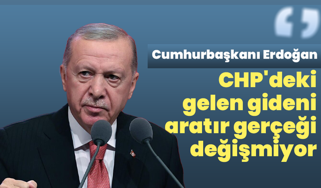 Cumhurbaşkanı Erdoğan’dan CHP’ye sert sözler: “Meyhane jargonuyla siyasetçilik yapmayı bırak”