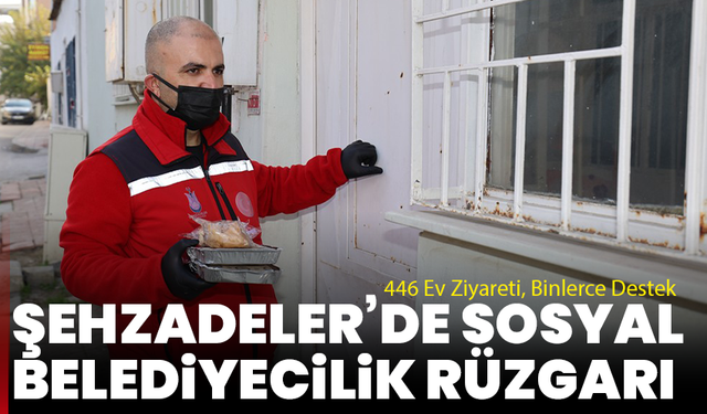 446 Ev Ziyareti, Binlerce Destek: Şehzadeler’de Sosyal Belediyecilik Rüzgarı