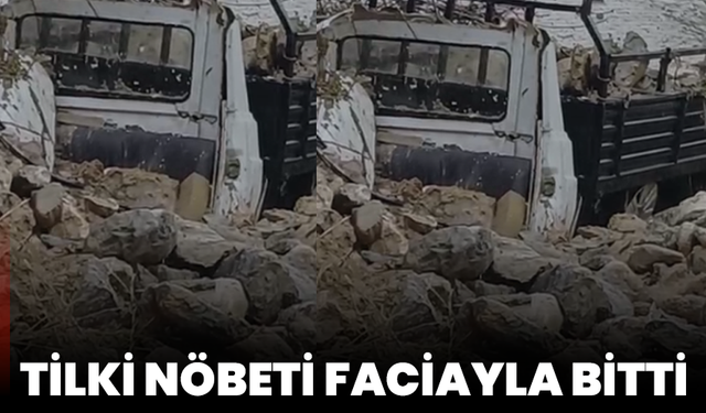 Tilki nöbeti faciayla bitti: istinat duvarı çöktü, hayatını kaybetti