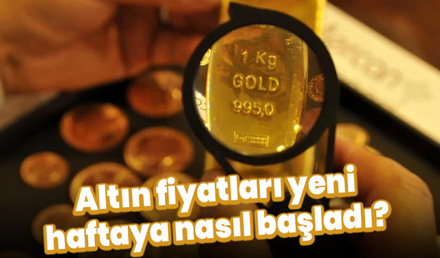 Altın Fiyatları Yeni Haftaya Nasıl Başladı? Gram Ve Çeyrek Altın Ne Kadar Oldu