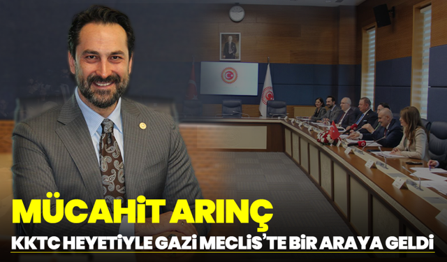 Arınç, KKTC Heyetiyle Gazi Meclis’te Bir Araya Geldi