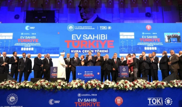 Yüzyılın Konut Projesi’nde kura süreci tamamlandı