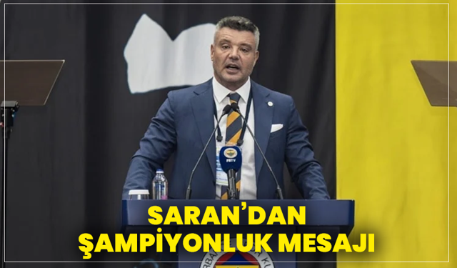 Saran’dan Şampiyonluk Mesajı: “Hala İnanıyorum”