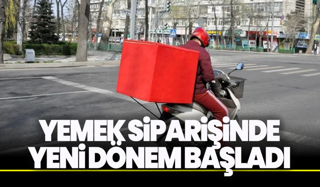 Yemek Siparişinde Yeni Dönem Başladı