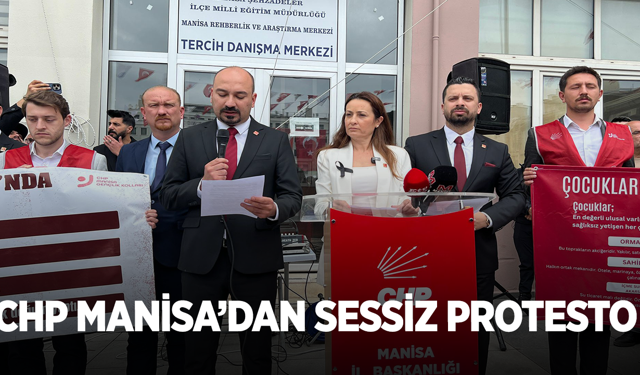 CHP Manisa'dan Sessiz Protesto