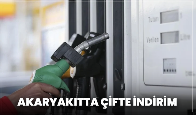 Akaryakıtta çifte indirim bekleniyor