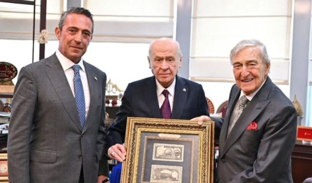 Koç ailesinden Bahçeli’ye dikkat çeken ziyaret