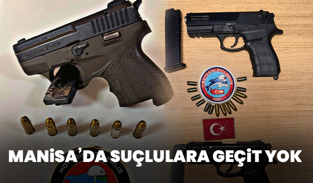 Manisa’da suçlulara geçit yok: 194 kişi tutuklandı