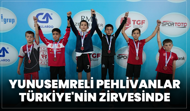 Yunusemreli Güreşçiler Türkiye Şampiyonası'ndan 11 Madalya İle Döndü