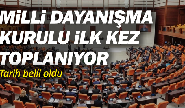 Milli Dayanışma Kurulu ilk kez toplanıyor: Tarih belli oldu