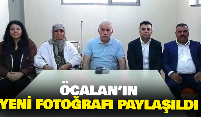 Abdullah Öcalan’ın İmralı’daki aile görüşmesinden fotoğraf paylaşıldı