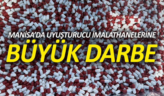 Manisa’da Uyuşturucu İmalathanelerine Büyük Darbe: 1 Milyar Tl’lik Operasyonda 5 Tutuklama