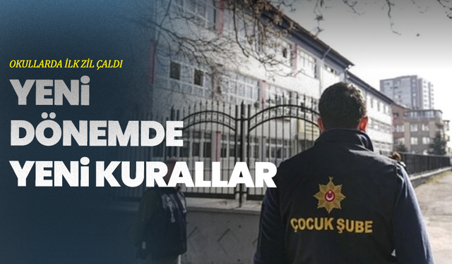 Okullarda ilk zil çaldı: Yeni dönemde yeni kurallar