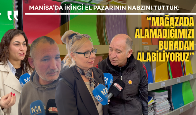 Manisa’da ikinci el pazarının nabzını tuttuk: “Mağazada alamadığımızı buradan alabiliyoruz”