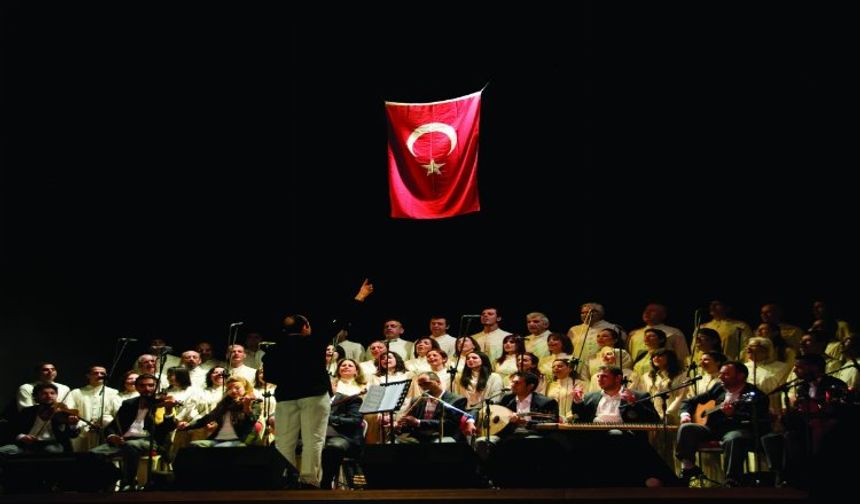 Antakya Medeniyetler Korosu'ndan dayanışma konseri