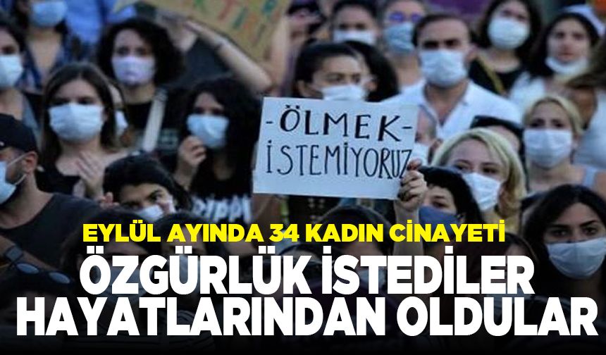 Eylül ayında 34 kadın cinayeti: Özgürlük istediler, hayatlarından oldular