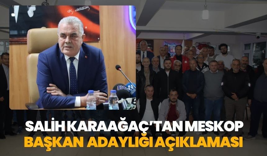 Başkan Salih Karaağaç’tan Manisa Esnaf ve Sanatkarlar Kredi Kefalet Kooperatifi Başkanlığı Adaylığı Açıklaması