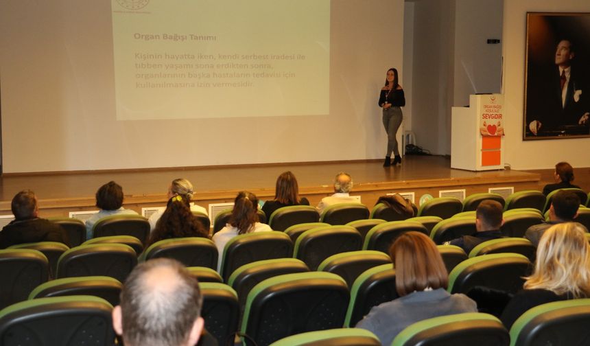 Manisa Büyükşehir Belediyesi Personeline Organ Bağışı Farkındalık Eğitimi Verildi