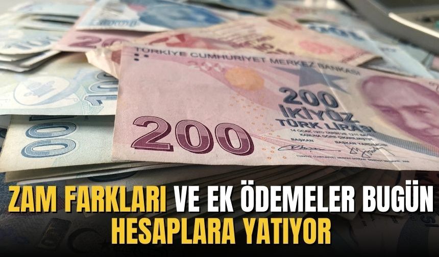 Emekli Sandığı kapsamında maaş alanların zam farkları bugün hesaplara yatırılacak