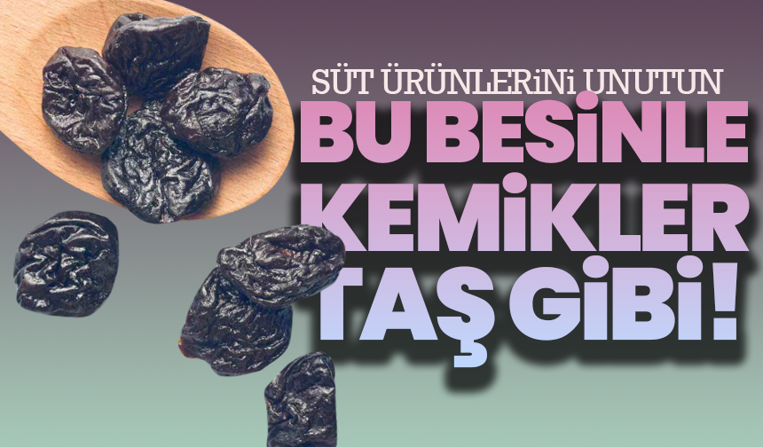 Süt Ürünlerini Unutun: Bu Besinle Kemikler Taş Gibi!