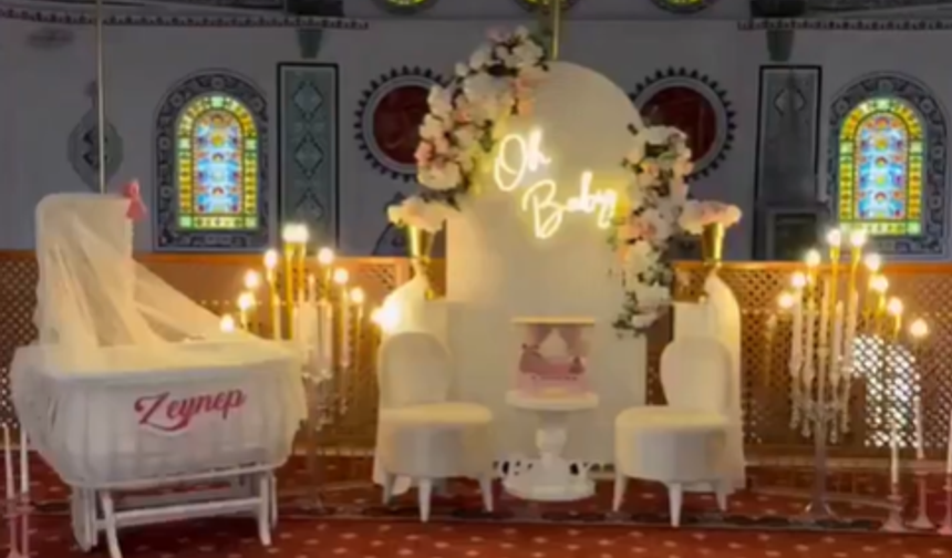 Camide Düzenlenen 'Baby Shower' Etkinliği Tepki Topladı: Müftülük İnceleme Başlattı