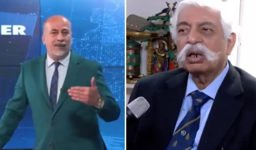 Hintli Generalden Türkiye’ye Tehdit,Sunucudan Sert Yanıt