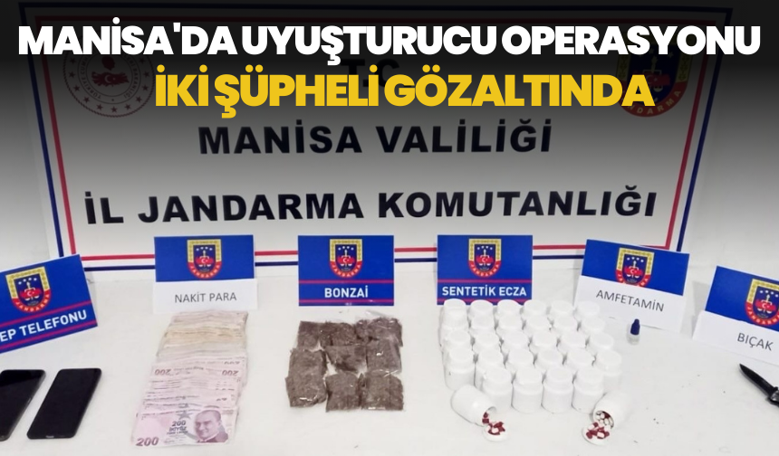 Manisa'da Uyuşturucu Operasyonu: İki Şüpheli Gözaltında