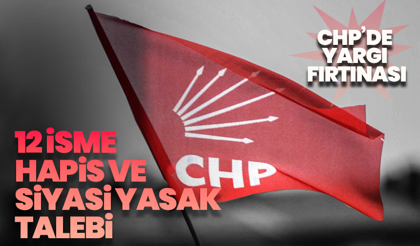 CHP Kurultayı iddianamesi: Ekrem İmamoğlu dahil 12 isme hapis ve siyaset yasağı talebi
