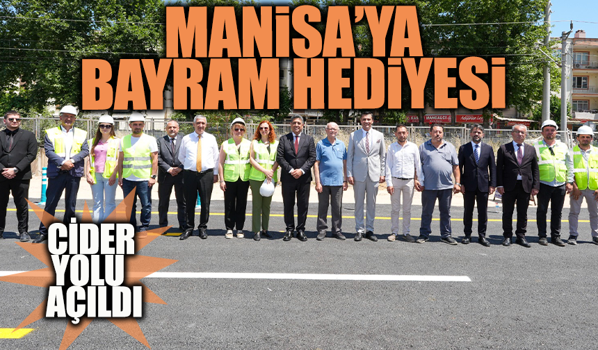 Ferdi Başkan’dan Manisa’ya bayram hediyesi
