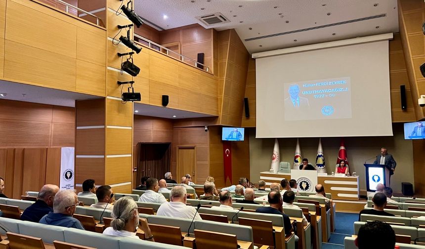 Manisa TSO’dan Ferdi Zeyrek’e vefa: Meclis salonuna adı verildi