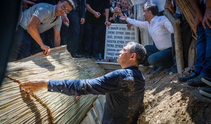 Özgür Özel'den vefa... Ferdi Zeyrek'e son veda