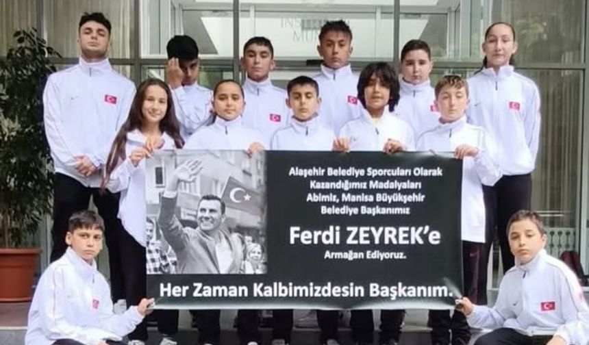 Karate zaferi Ferdi Zeyrek’in aziz hatırasına armağan edildi