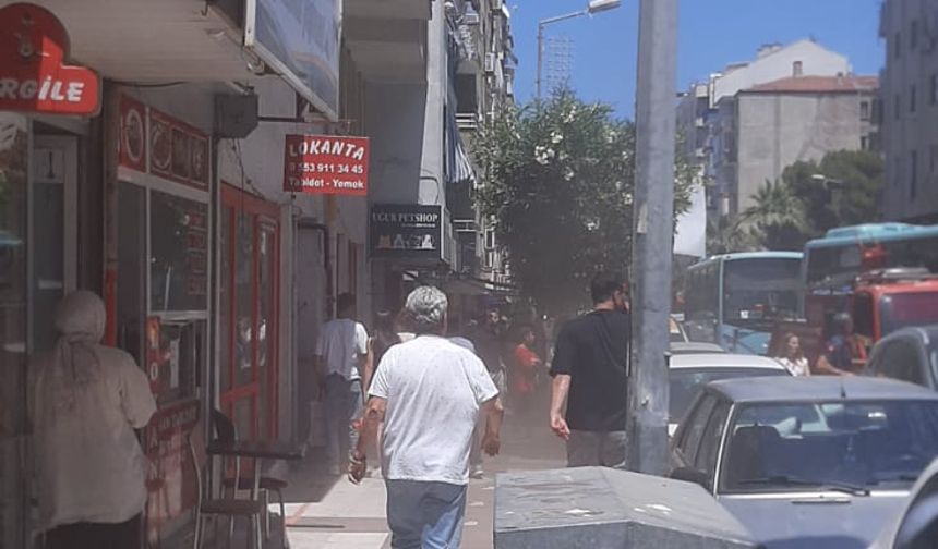 Manisa’da apartman yangını paniği: Çocuklar ve bir kadın mahsur kaldı