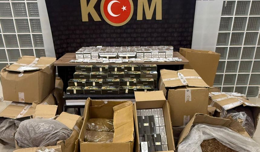 Manisa'da kaçak içki ve tütün operasyonu: 5 kişi hakkında adli işlem başlatıldı
