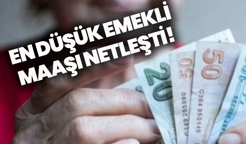 En düşük emekli maaşı  belli oldu