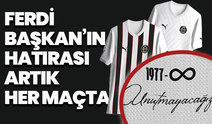 Manisa FK'dan duygusal forma tanıtımı: Ferdi Zeyrek'e 'Yas' formasıyla vefa