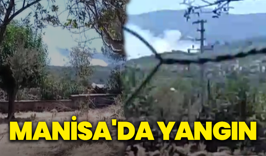 Manisa Uzunburun Mahallesi'nde yangın