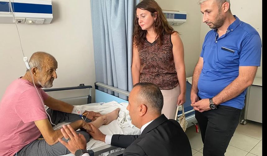 Şehidimiz Fikret Mangura'nın ailesine taziye ziyareti