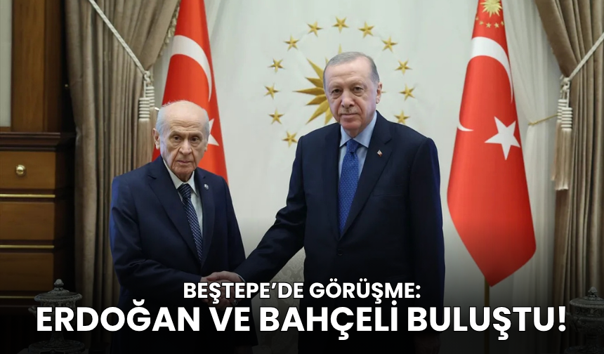SON DAKİKA | Cumhurbaşkanı Erdoğan Devlet Bahçeli ile buluştu
