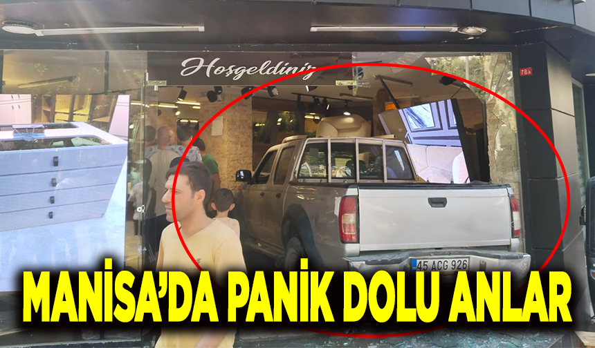 Manisa’da panik dolu anlar