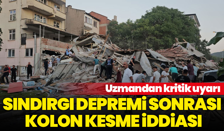 Sındırgı depremi sonrası kolon kesme iddiası: Uzmandan kritik uyarı