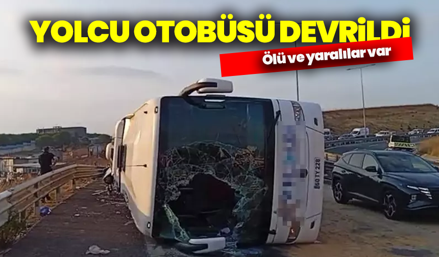 Kuzey Marmara Otoyolu'nda yolcu otobüsü kaza yaptı: Ölü ve yaralılar var!