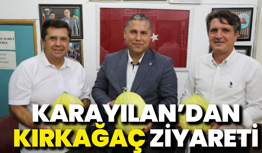 İl Tarım Müdürü Karayılan’dan Kırkağaç Ziraat Odası’na ziyaret